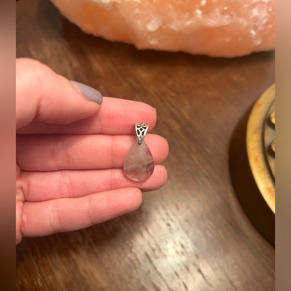 Smokey Quartz Sterling Silver Pendant